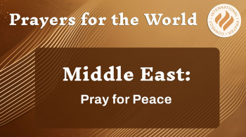 Middle East: Pray for Peace
